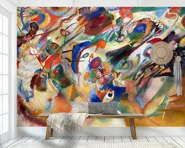 Oryginalny Wassily Kandinsky. Compositie VII