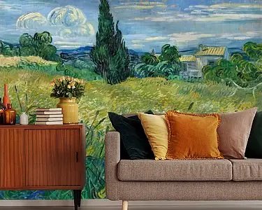 Darmowa dostawa Groene tarwe, Vincent van Gogh