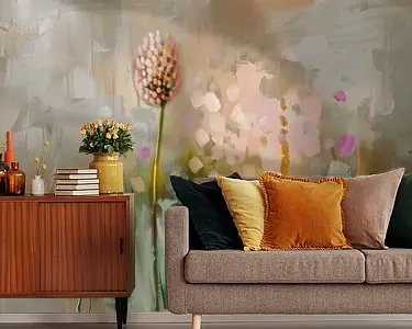 Botanisch , modern en abstract in Japandi stijl Oryginalny