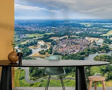 Autentyczny Luchtfotografie en bovenaanzicht van Naarden Vesting