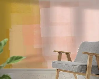 Oker, wit en roze. Moderne abstracte kunst II Ostatnia szansa