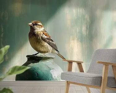 Darmowa dostawa Mus op Turquoise Vaas