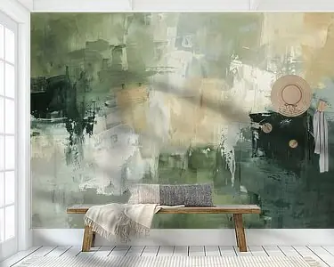 Samenspel van Groen, Grijs en Beige Rabat