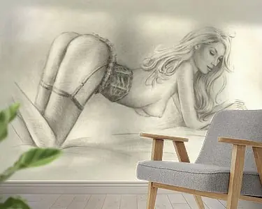 Promocja Mannen droom - erotische tekeningen