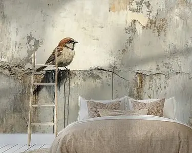 Vogel op Muur | Vogel en Aardetinten Muur Tylko dziś