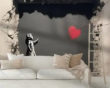 Oryginalny Blik in de Wereld van Banksy | Banksy Stijl | Graffiti