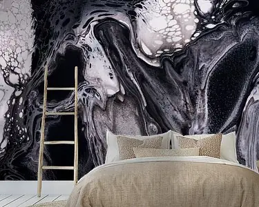 Vloeibare kleuren: Zwart, grijs, wit en een klein beetje bruin - grijs Tylko dziś