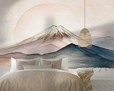 ZEN. JapandiArt. Panorama van Berg Fuji Wyprzedaż