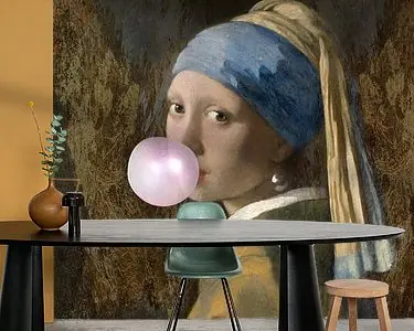 meisje met de parel\\/kauwgom Zwrot pieniędzy