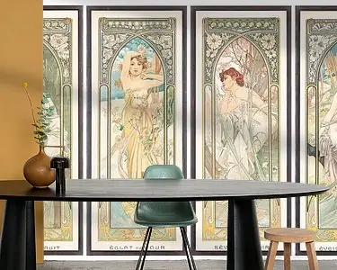 Darmowa dostawa The Times of the Day - Alphonse Mucha