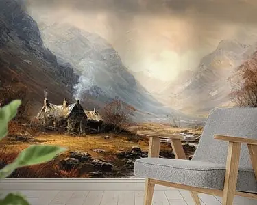 Schotse Cottage Schilderij Najlepsza cena