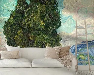 Oferta Cypresses, Vincent van Gogh