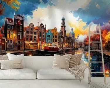 Amsterdam Schilderij Zamów teraz