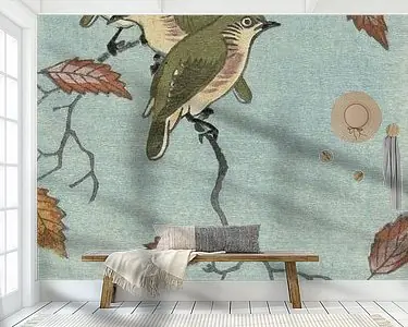 Oferta Small Birds on a Twig, Ohara Koson