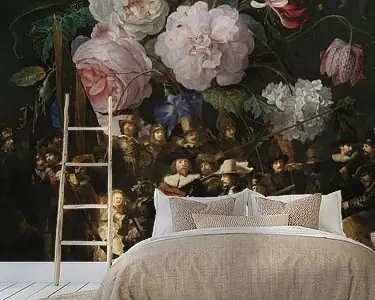 Nachtwacht x Stilleven met Bloemen Darmowa dostawa