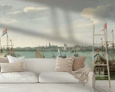 Gezicht op Hoorn van Hendrick Cornelisz Vroom Ekspresowa dostawa