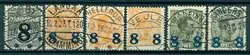 Denemarken 1921-1922 - Collectie met 8 øre provisionals Najlepsza cena