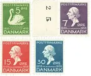 Ostatnia szansa Denemarken 1935 - AFA 223+224+226+228 - Postfris