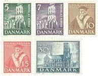 Denemarken 1936 - AFA 229-233 - Postfris Bezpieczna płatność