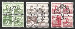 Denemarken 1937 - AFA 236-238 - Gebruikt Bezpieczna płatność