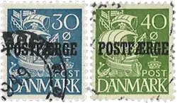 Nowość Denemarken 1940 - Veerboot postzegel AFA 24-25 - Gebruikt