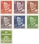 Denemarken 1950 - AFA 318-324 - Postfris Najlepsza cena