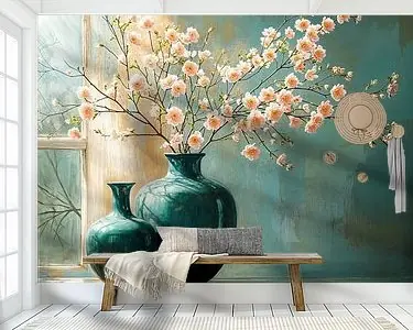 Wysoka jakość Bloesems in Groen en Roze