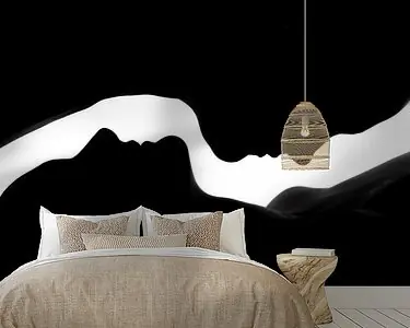 De profielen van twee vrouwen Wysoka jakość