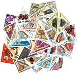 Darmowa dostawa Driehoekpostzegels - 50 verschillende