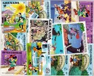 Dubbelenpakket - Disney postzegels Szybka dostawa