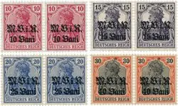 Rabat Duitse bezetting 1917 - Michel 4/7 - Postfris