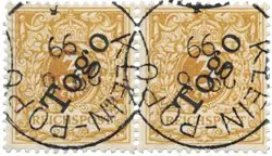 Duitse kolonies 1898 - Michel 1e - Paar - Gebruikt Tani