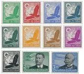 Darmowa dostawa Duitse Rijk - 1934 - Michel 529-539 - Ongebruikt
