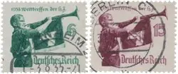 Oferta limitowana Duitse Rijk - 1935 - Michel 584-585 - Gebruikt