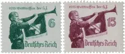 Zwrot pieniędzy Duitse Rijk - 1935 - Michel 584-585 - Postfris