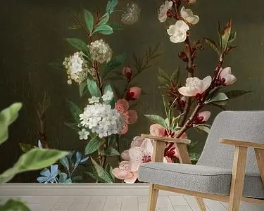 Wyprzedaż Een stilleven met takken van kersenbloesem, Jean-Baptiste Gallet