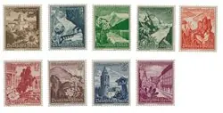 Duitse Rijk - 1938 - Michel 675-683 - Postfris Wysoka jakość