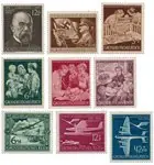 Autentyczny Duitse Rijk - 1944 -Michel 864-872 - Postfris