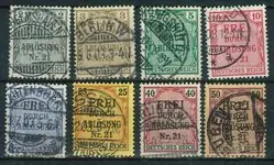 Duitse Rijk 1903 - MICHEL D1-8 - Gebruikt Darmowa dostawa