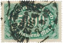 Duitse Rijk 1923 - Michel 256c - Gebruikt Wysoka jakość