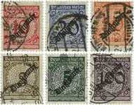 Ekspresowa dostawa Duitse Rijk 1923 - MICHEL D99-104 - Gebruikt