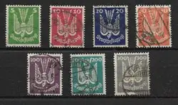 Oferta limitowana Duitse Rijk 1924 - AFA 344-350 - Gebruikt