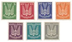 Szybka dostawa Duitse Rijk 1924 - Michel 344-350 - Ongebruikt