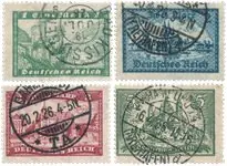 Duitse Rijk 1924 - Michel 364-367 - Gebruikt Zamów teraz