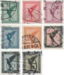 Duitse Rijk 1926 - Michel 378-385 - Gebruikt Premium