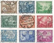Duitse Rijk 1933 - Michel 499-507 - Gebruikt Najlepsza cena