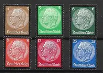 Oferta Duitse Rijk 1934 - AFA 543 - 548 - Postfris