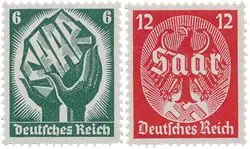 Duitse Rijk 1934 - Michel 544/545 - Postfris Szybka dostawa