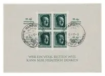 Zamów teraz Duitse Rijk 1937 - Michel Blok 9 - Gebruikt