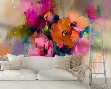 Kleurrijke bloemen Niska cena